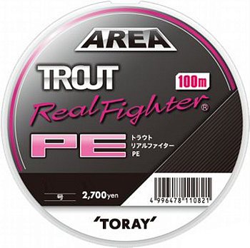 Плетеный шнур Toray Trout Real Fighter PE 100м